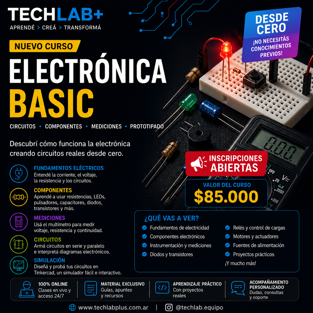 Flyer Electrónica Basic