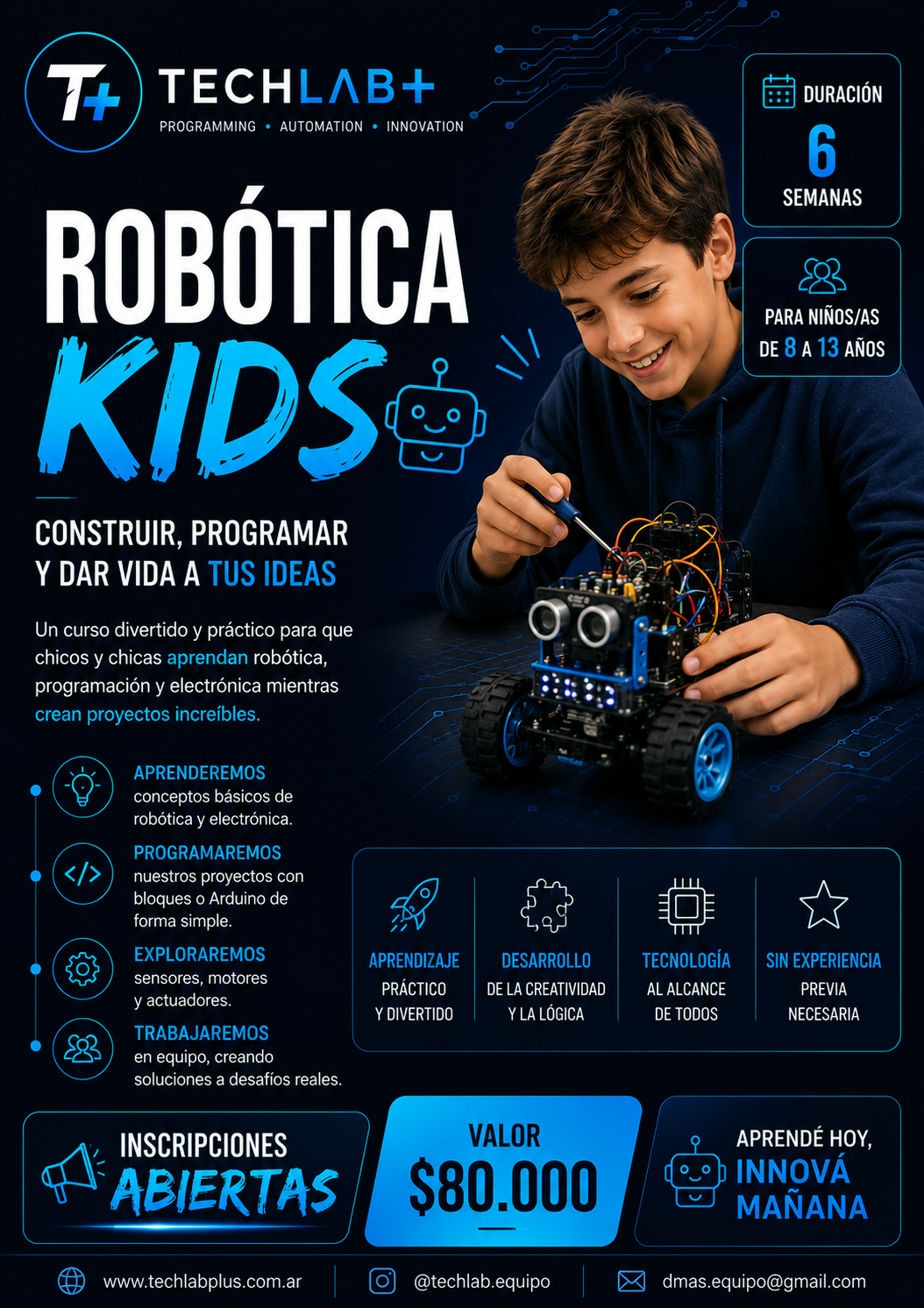 Flyer Robótica Kids